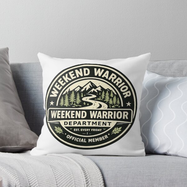 Item preview, Weekend Warrior Department MTB Badge Design designed and sold by SingleTrackes.