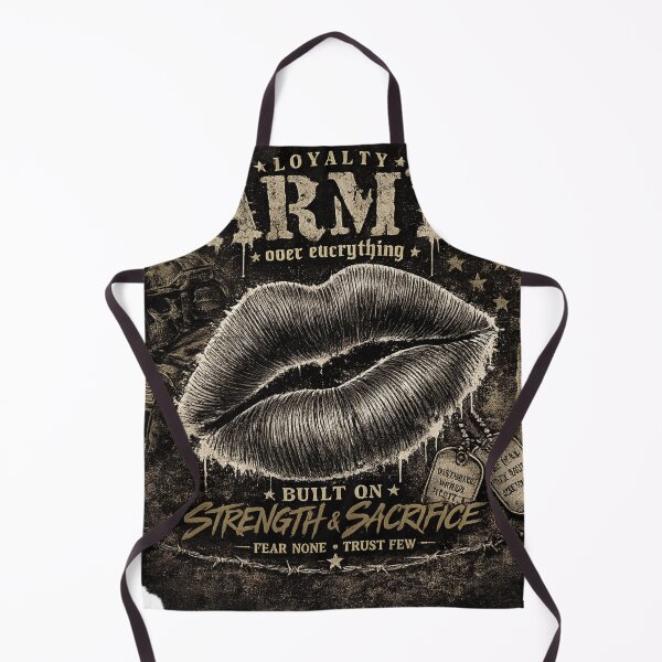 Item preview, Loyalty Army Military Lips Graphic Strength & Sacrifice Streetwear Design designed and sold by Twisted Visions.