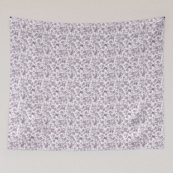 Item preview, Labrador Retriever Floral Pattern | Elegant Botanical Dog Design Lavender designed and sold by WildLakePatterns.
