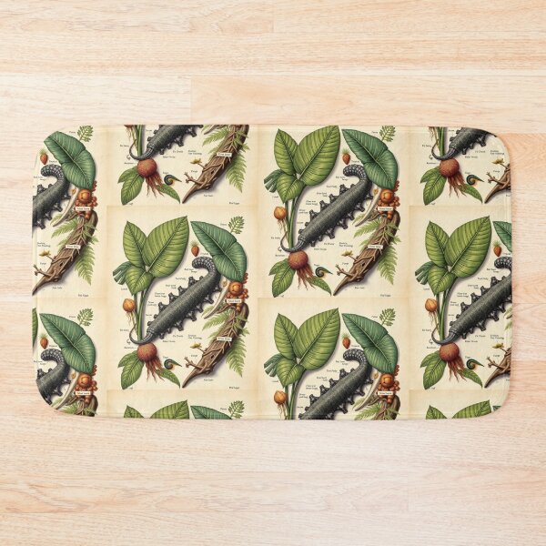Item preview, Velvet Worm Botanical Illustration | Scientific Wildlife Nature Print designed and sold by MystiColo.