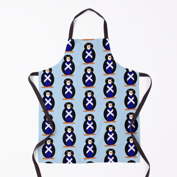 Item preview, Scotland Flag Ms. Penguin St Andrews Cross Design designed and sold by AuntieShoe.
