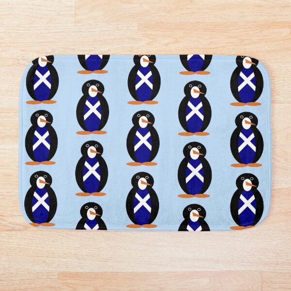 Item preview, Scotland Flag Ms. Penguin St Andrews Cross Design designed and sold by AuntieShoe.