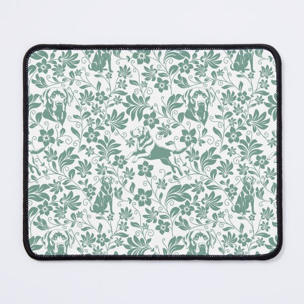 Item preview, Labrador Retriever Floral Pattern | Elegant Botanical Dog Design Green designed and sold by WildLakePatterns.