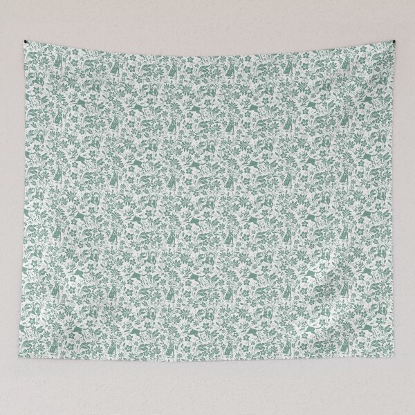 Item preview, Labrador Retriever Floral Pattern | Elegant Botanical Dog Design Green designed and sold by WildLakePatterns.
