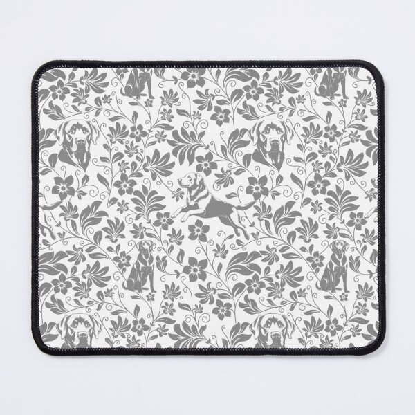 Item preview, Labrador Retriever Floral Pattern | Elegant Botanical Dog Design Grey designed and sold by WildLakePatterns.