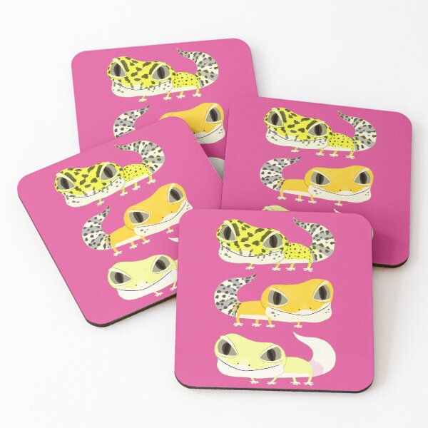 Item preview, Three Leopard Geckos designed and sold by TamaAnimalArt.