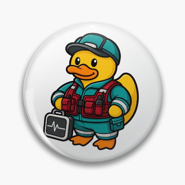 Item preview, Paramedic Rescue Duck – Funny Rubber Duck First Responder Gift designed and sold by Patolabs.