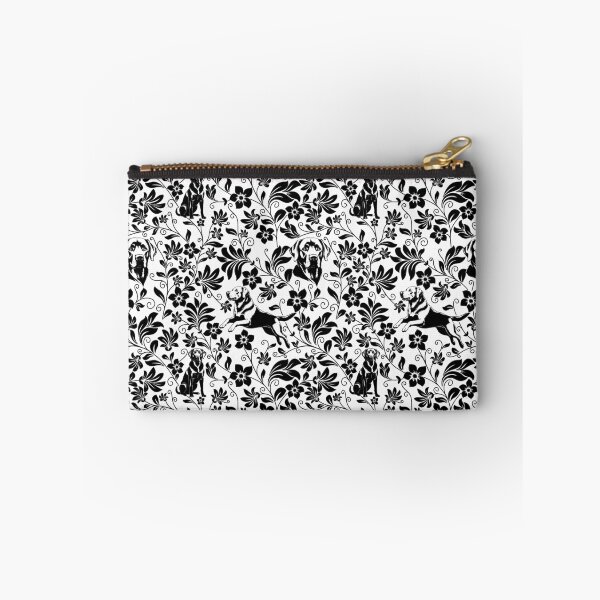 Item preview, Labrador Retriever Floral Pattern | Elegant Botanical Dog Design Black designed and sold by WildLakePatterns.