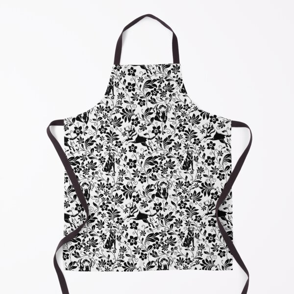 Item preview, Labrador Retriever Floral Pattern | Elegant Botanical Dog Design Black designed and sold by WildLakePatterns.