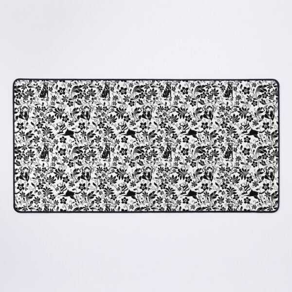 Item preview, Labrador Retriever Floral Pattern | Elegant Botanical Dog Design Black designed and sold by WildLakePatterns.