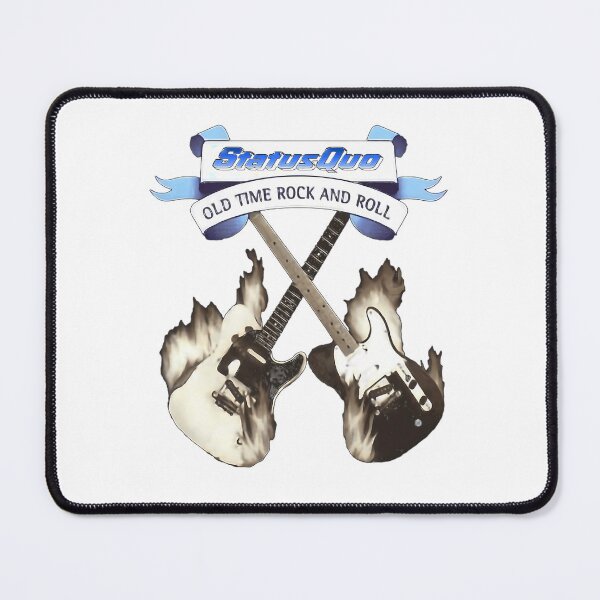 Item preview, Status Quo Old Time Rock And Roll Burning Guitars designed and sold by WestleyCarter.