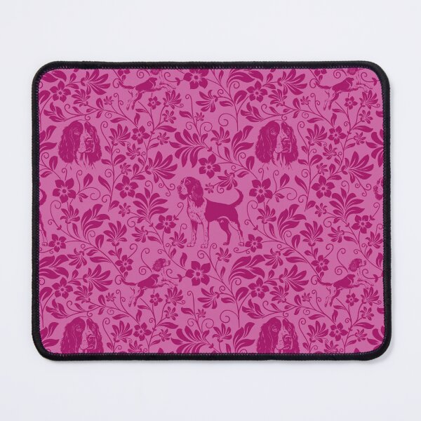 Item preview, Springer Spaniel Floral Pattern | Elegant Botanical Dog Design Pink designed and sold by WildLakePatterns.