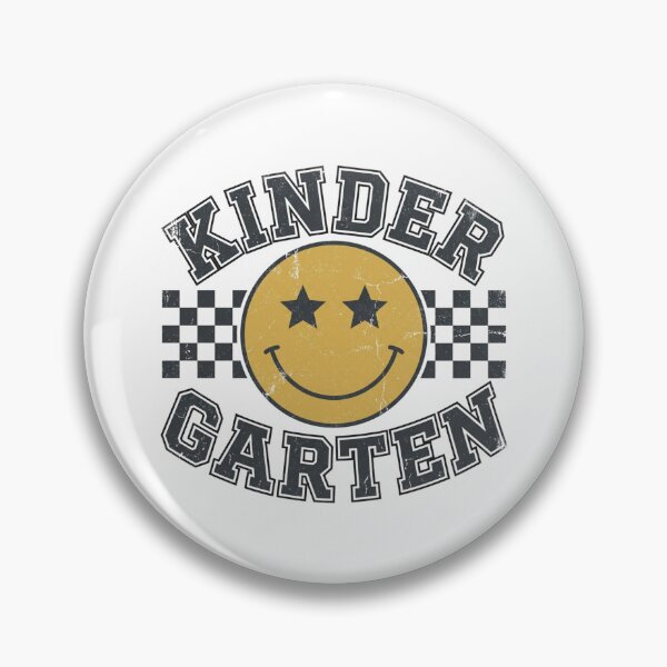 Item preview, Kindergarten Smiley Face Art Print - Retro Groovy Star Eyes Back to School Student Gift designed and sold by raedattia.