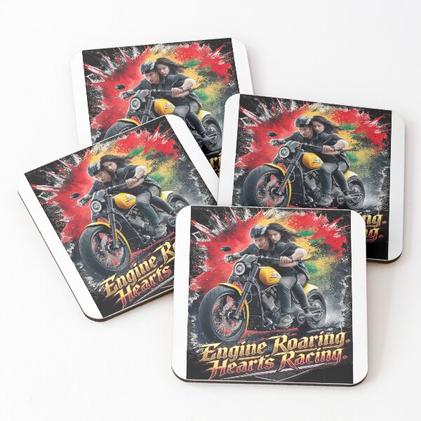 Item preview, Engine Roaring - Hearts Racing designed and sold by Concept-Hub.