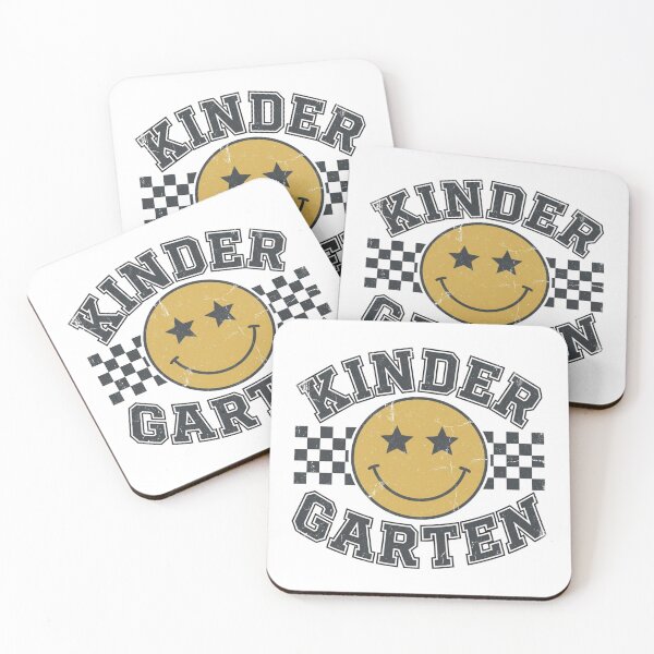 Item preview, Kindergarten Smiley Face Art Print - Retro Groovy Star Eyes Back to School Student Gift designed and sold by raedattia.