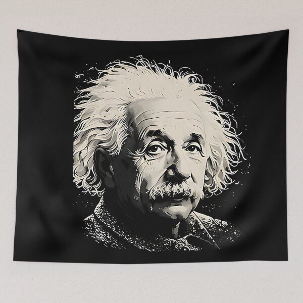 Item preview, Albert Einstein Vintage Portrait T-Shirt designed and sold by DealNest.