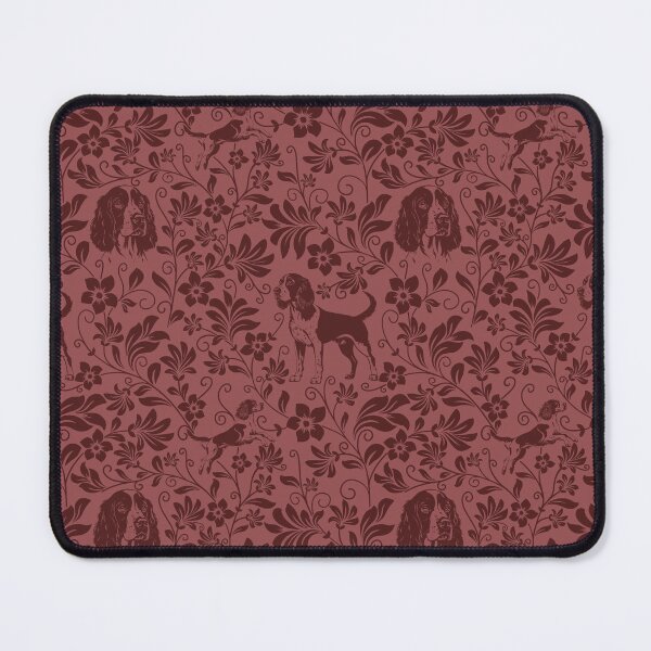 Item preview, Springer Spaniel Floral Pattern | Elegant Botanical Dog Design Red designed and sold by WildLakePatterns.