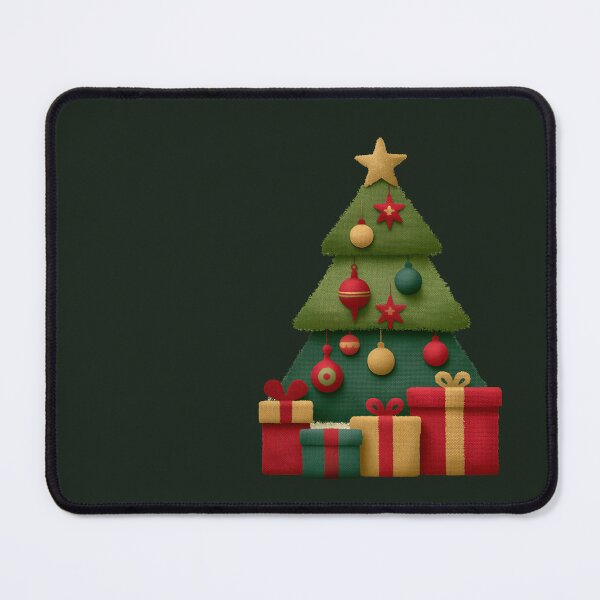 Item preview, Trendy Textured Christmas Tree with Holiday Gifts designed and sold by colorful-white.