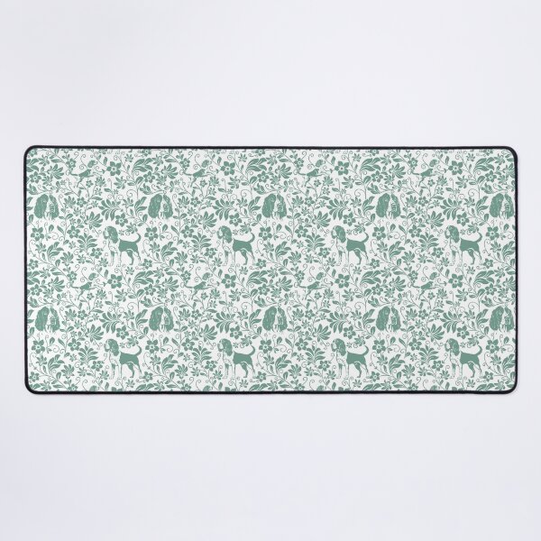 Item preview, Springer Spaniel Floral Pattern | Elegant Botanical Dog Design Green designed and sold by WildLakePatterns.