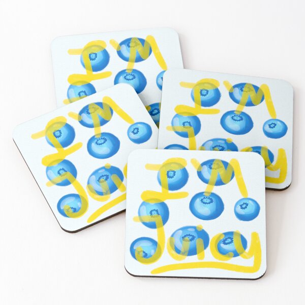 Item preview, I’m Juicy watercolor blueberries designed and sold by ArsenicWitch.