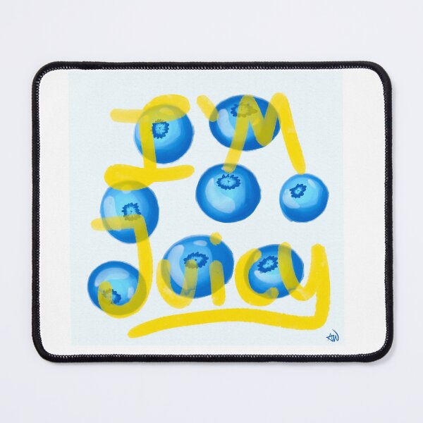 Item preview, I’m Juicy watercolor blueberries designed and sold by ArsenicWitch.