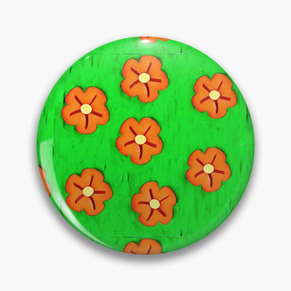 Item preview, Stylized orange flowers designed and sold by Fayes4Art.