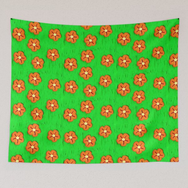 Item preview, Stylized orange flowers designed and sold by Fayes4Art.