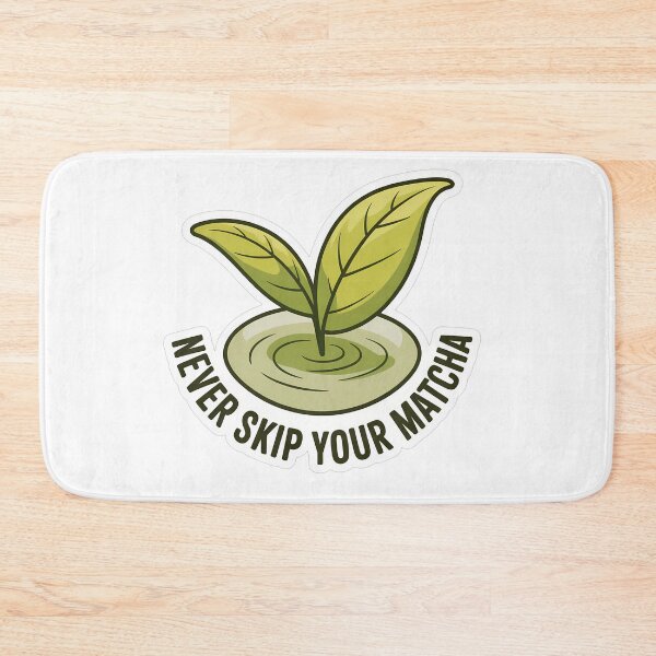 Item preview, Matcha Leaf & Quote designed and sold by NiftyWrx.