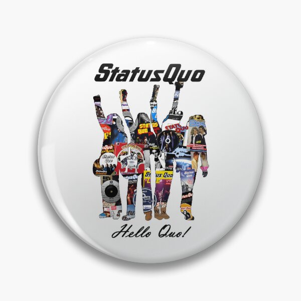 Item preview, Status Quo Hello Quo Collage Silhouettes designed and sold by WestleyCarter.