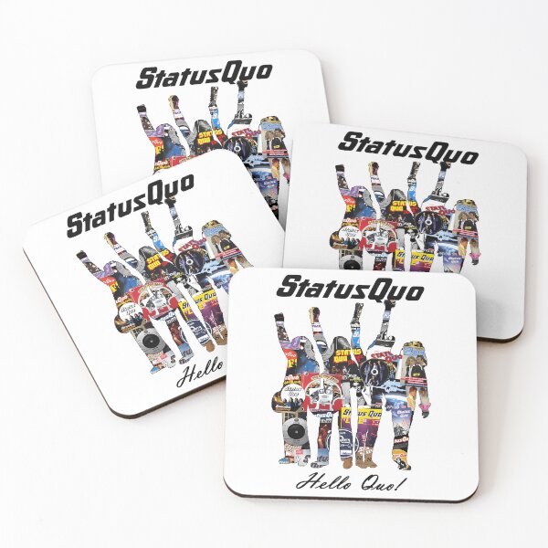 Item preview, Status Quo Hello Quo Collage Silhouettes designed and sold by WestleyCarter.