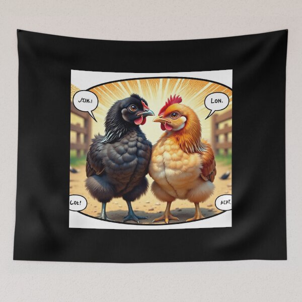 Item preview, Black Australorp & Rhode Island Red Chickens Talking designed and sold by pbchan.