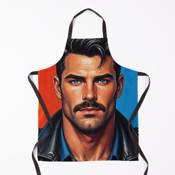 Item preview, 1970's Gay Leather Daddy Retro Color Pop Art Design designed and sold by ItsAKinkThing.