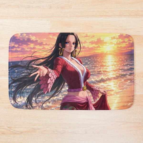Item preview, Boa Hancock One Piece Radiant Beach Sunset Walk designed and sold by earlobejerk.