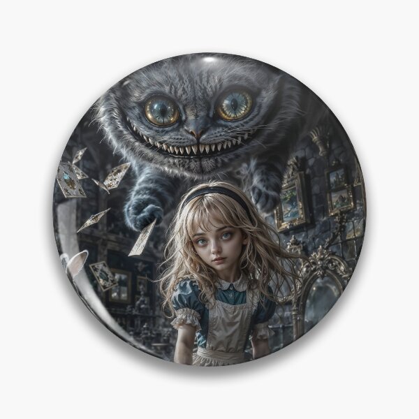 Item preview, Alice and Cheshire Cat designed and sold by AliceWhiteDF.