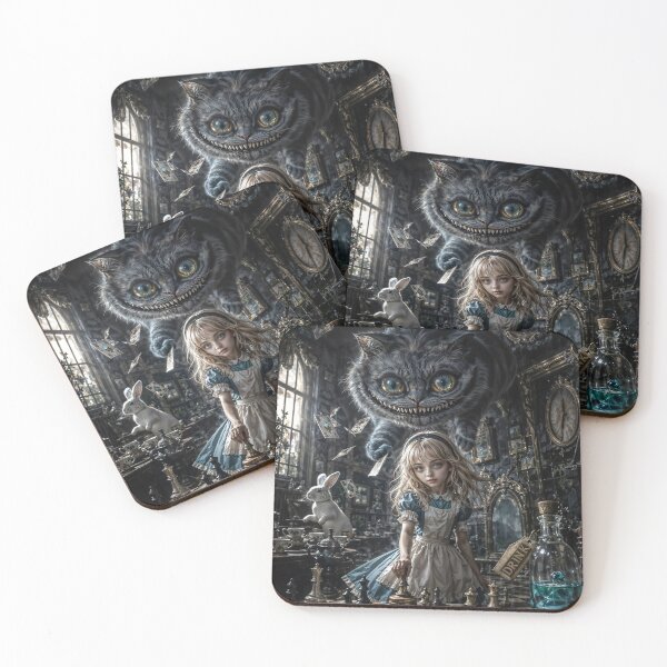 Item preview, Alice and Cheshire Cat designed and sold by AliceWhiteDF.