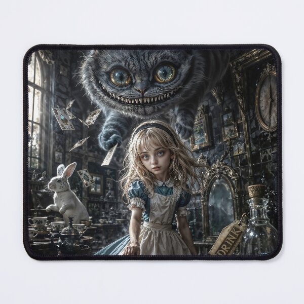 Item preview, Alice and Cheshire Cat designed and sold by AliceWhiteDF.