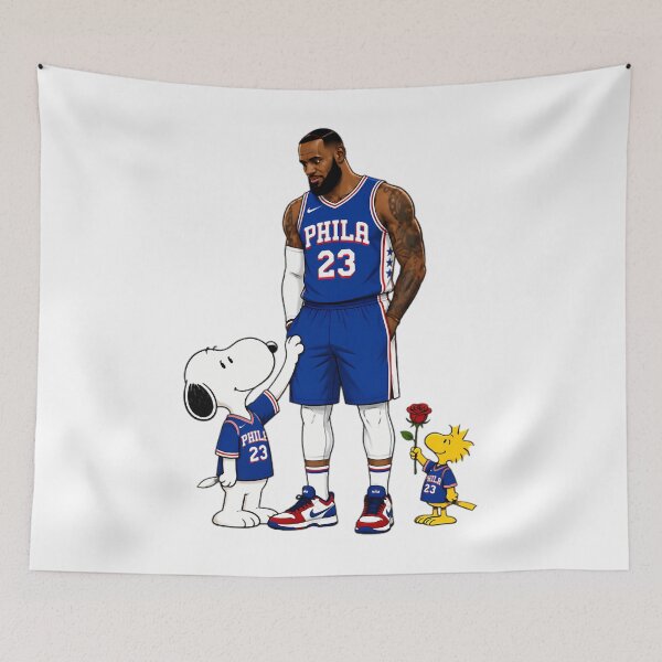 Item preview, LeBron James Philadelphia Basketball designed and sold by PuppyAesthetics.