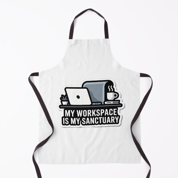 Item preview, Workspace Sanctuary Minimalist Quote designed and sold by NiftyWrx.