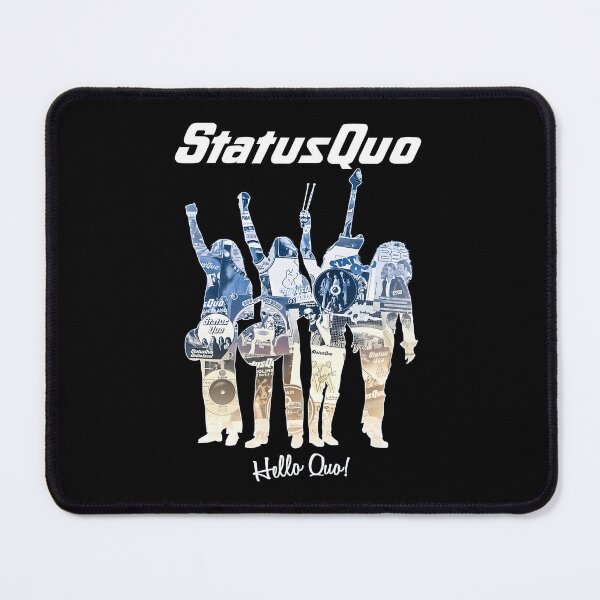 Item preview, Status Quo Hello Quo Blue Tone Silhouettes designed and sold by WestleyCarter.