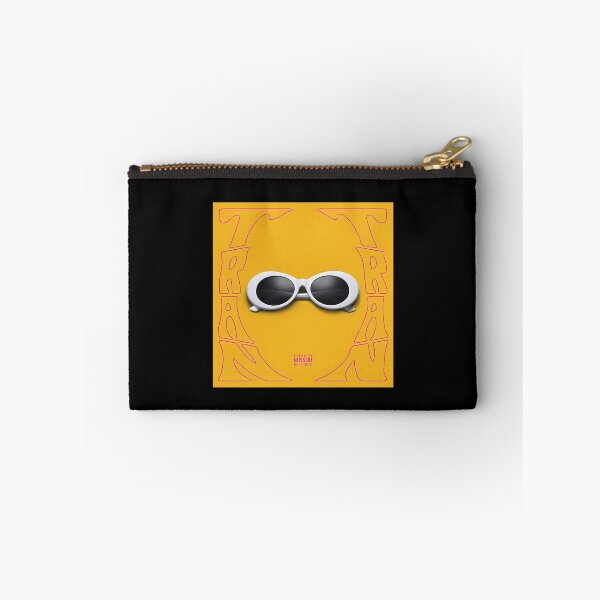 Item preview, Oval Sunglasses Yellow Background Wavy Pink Outline designed and sold by lacnghia9645f.