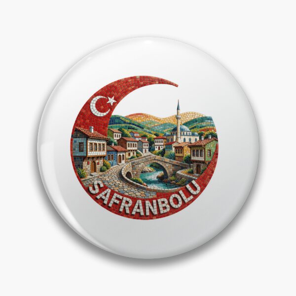 Item preview, Safranbolu Ottoman Mosaic Travel Sticker Summer Souvenir designed and sold by Imaginarium of Chaos falcon88 .