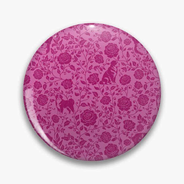 Item preview, Bernese Mountain Dog Floral Pattern | Elegant Botanical Dog Design Pink designed and sold by WildLakePatterns.
