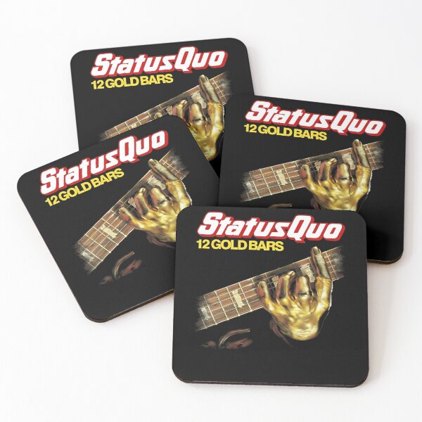 Item preview, Status Quo 12 Gold Bars Golden Guitar Hand designed and sold by WestleyCarter.