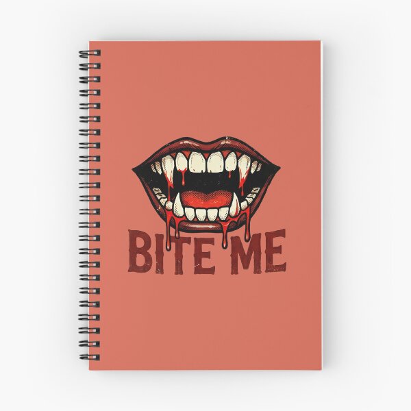 Item preview, Vintage Vampire Fangs Bite Me Bloody Teeth Halftone Comic Art T-Shirt designed and sold by BKSARYLIFE.