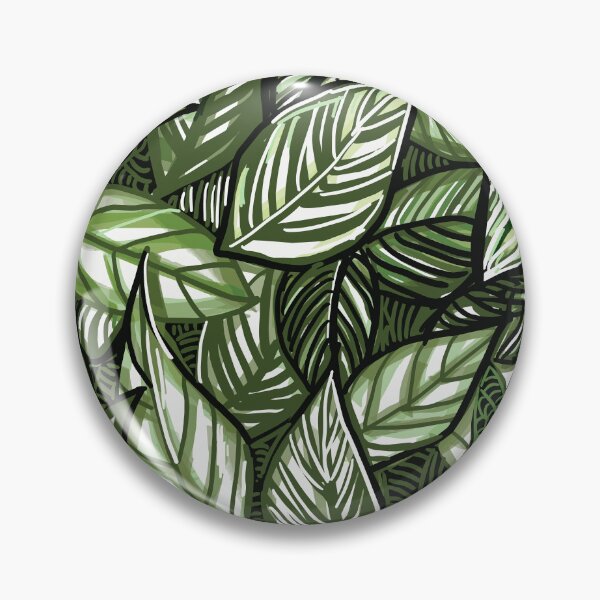 Item preview, Lush Botanical Leaf Pattern Hand Drawn Jungle Art designed and sold by Cloud-Siren.