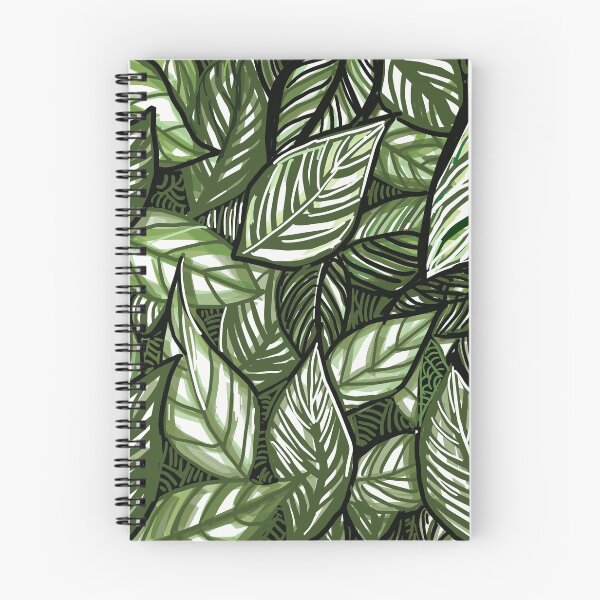 Item preview, Lush Botanical Leaf Pattern Hand Drawn Jungle Art designed and sold by Cloud-Siren.
