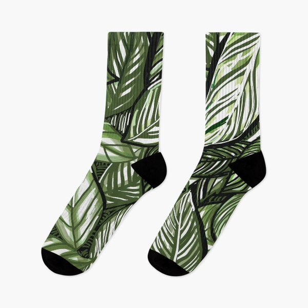Item preview, Lush Botanical Leaf Pattern Hand Drawn Jungle Art designed and sold by Cloud-Siren.