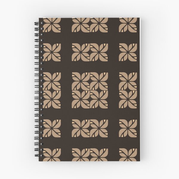 Item preview, Minimalist Leaf Grid Pattern in Warm Beige designed and sold by Jyoti-Quotes.