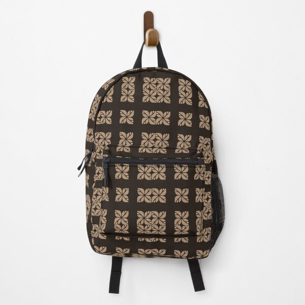 Item preview, Minimalist Leaf Grid Pattern in Warm Beige designed and sold by Jyoti Digital Artist.