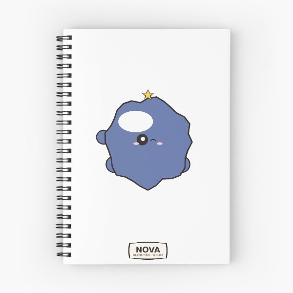 Item preview, Blorpiks No.05 — Nova | Winking Navy Blue Star Blob Sticker designed and sold by VanSum.